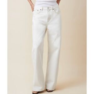Women's White Flare & Wide Leg Jeans